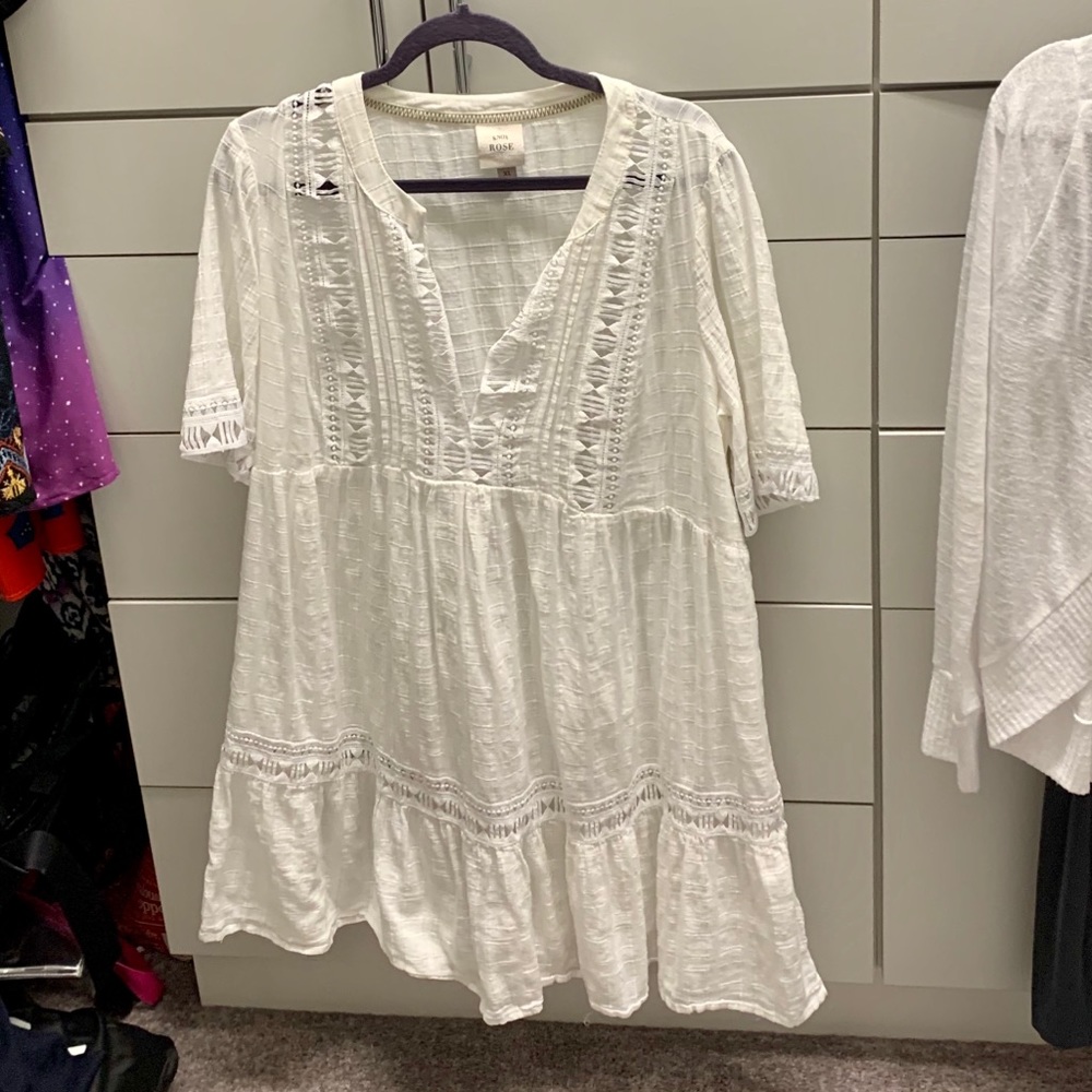 White tunic Knox Rose